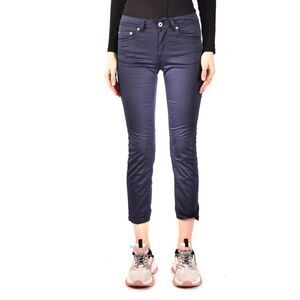 Dondup Slim Fit Casual Pants Women blue Trousers